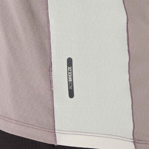 Asics Fujitrail Elite Ss Top Woman Rainstorm Grey Cream חולצת ריצה קצרה אסיקס לנשים