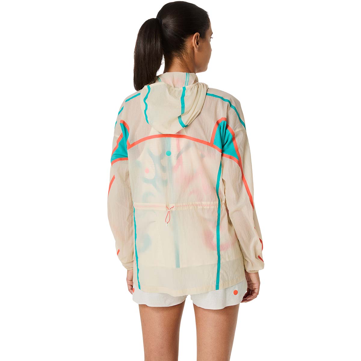 Asics Limited Series Road Packable Jacket Women Birch מעיל ריצה מתקפל לנשים