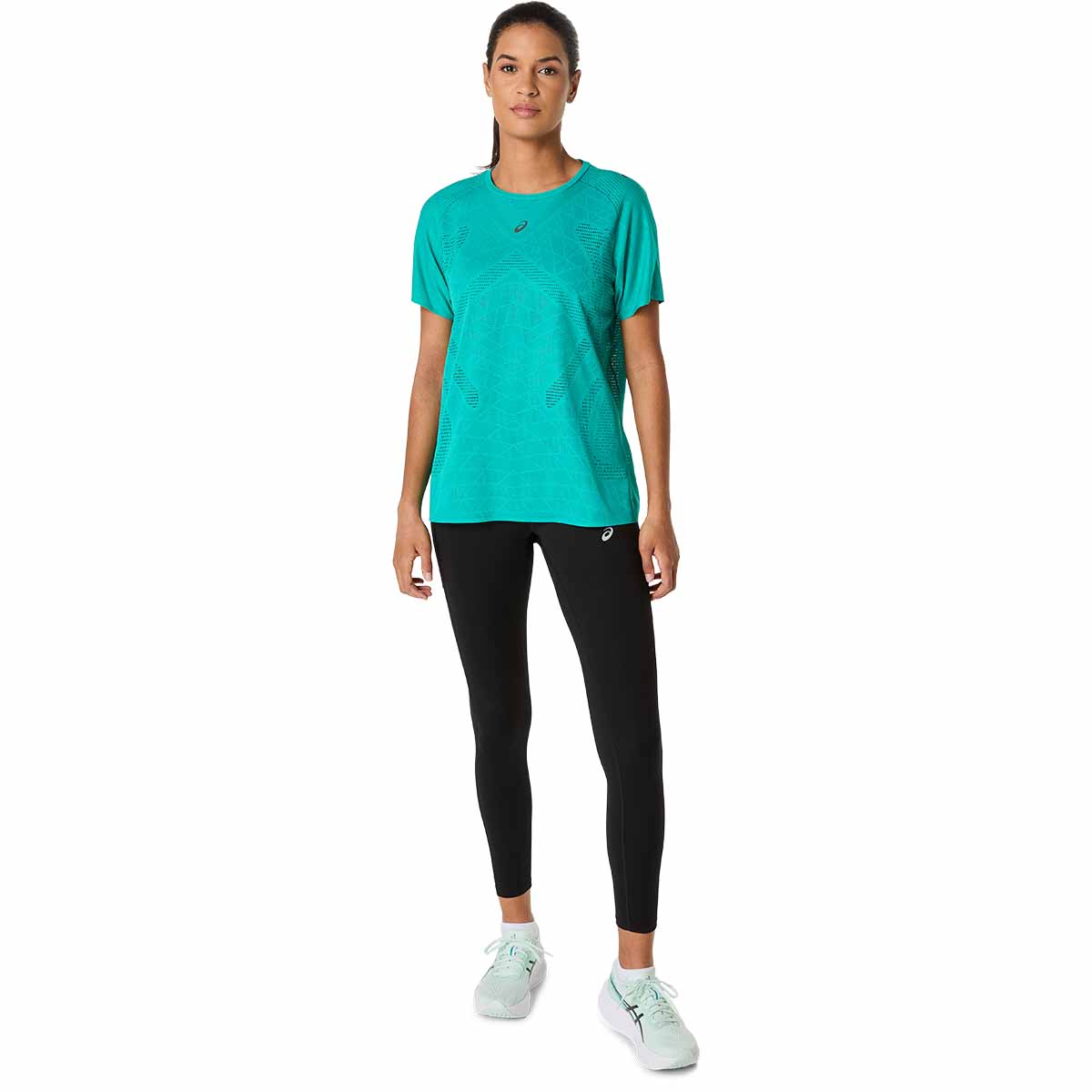 Asics Metarun Ss Top Women Wave Teal חולצת ריצה לנשים