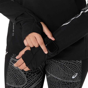 Asics Limited Series Lite-Show Ls Top Woman Performance Black חולצת ריצה ארוכה לנשים