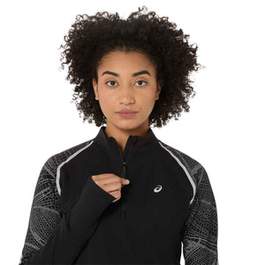 Asics Limited Series Lite-Show Ls Top Woman Performance Black חולצת ריצה ארוכה לנשים