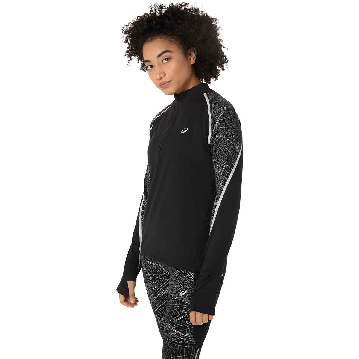 Asics Limited Series Lite-Show Ls Top Woman Performance Black חולצת ריצה ארוכה לנשים