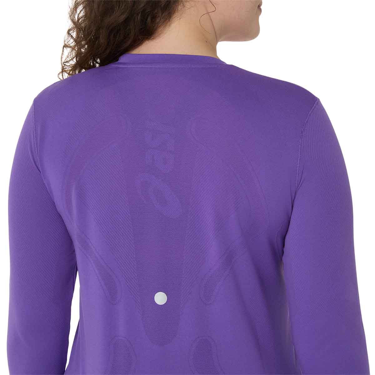 Asics Road Seamless Ls Top Woman Edo Purple חולצת ריצה לנשים
