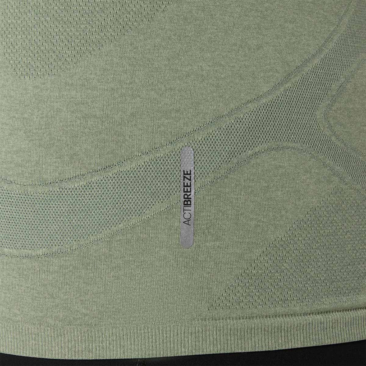 Asics Road Seamless Ss Top Woman Lichen Rock Monument Blue חולצת ריצה אסיקס לנשים