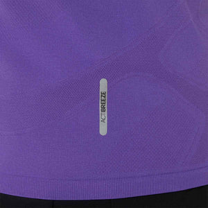 Asics Road Seamless Ss Top Woman Edo Purple חולצת ריצה לנשים