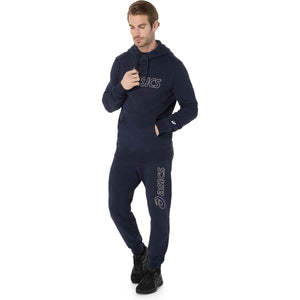 Asics Logo Oth Hoodie Man Midnight קפוצ'ון אסיקס לגברים כחול