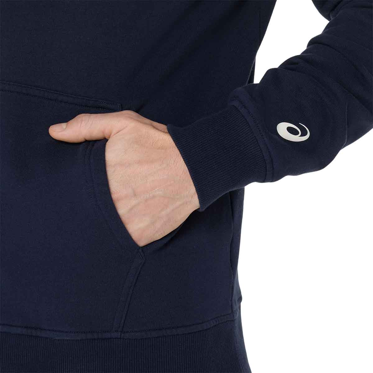 Asics Logo Oth Hoodie Man Midnight קפוצ'ון אסיקס לגברים כחול