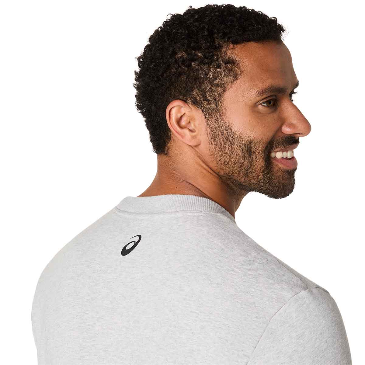 Asics Sweatshirt Man Dark Red Planet סווטשירט אסיקס לגברים