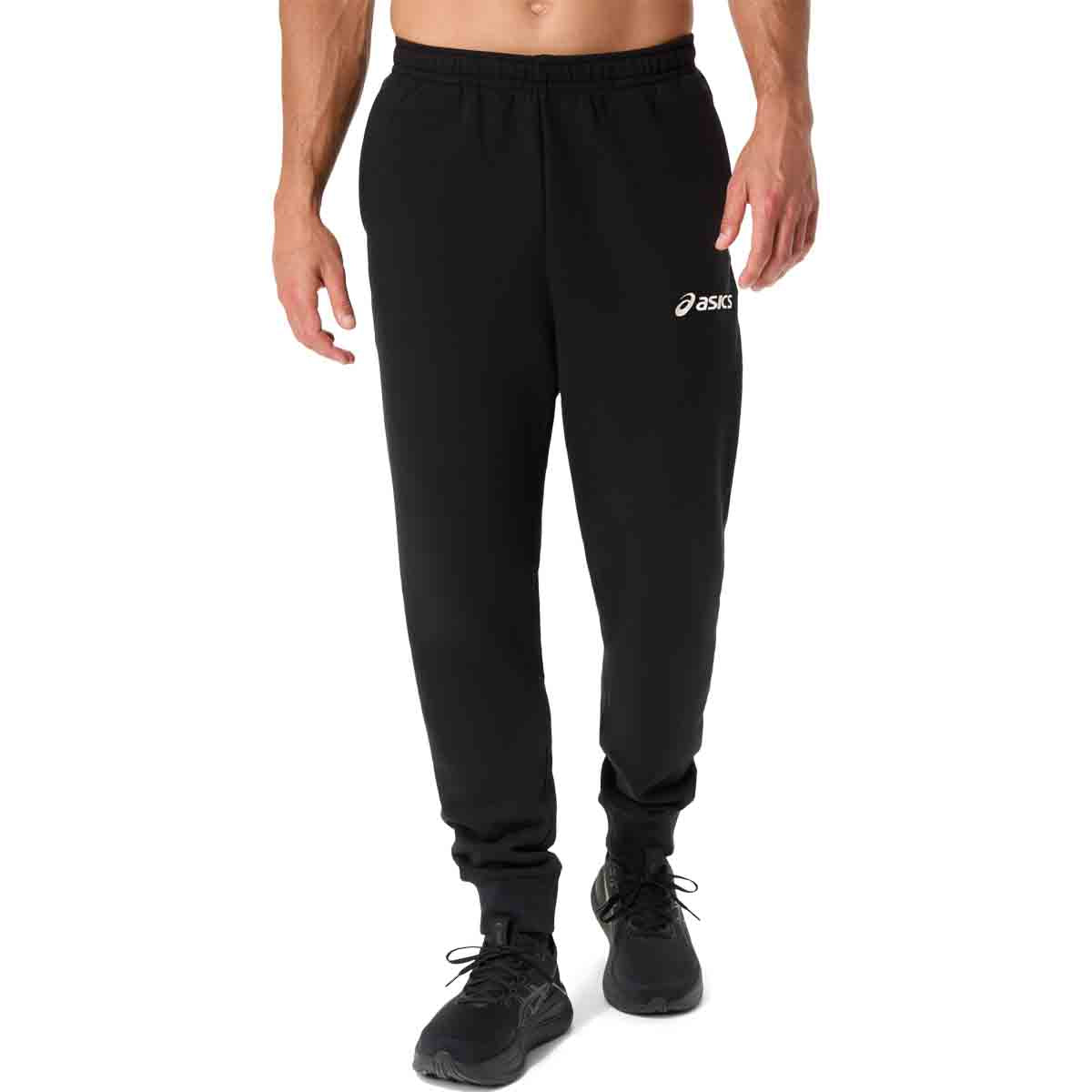 Asics Fleece Pant Men Performance Black מכנסי אסיקס לגברים
