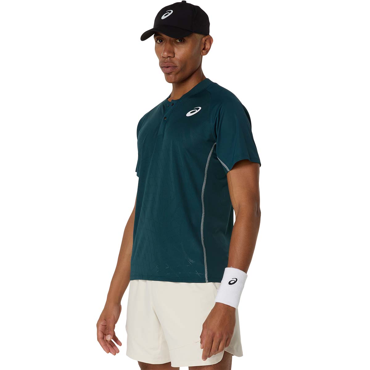 Asics Match Actibreeze Polo-Shirt Men Saxon Green חולצת טניס לגברים