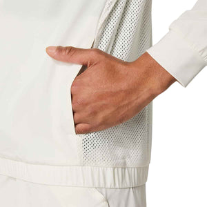 Asics Men Match Jacket Man Cream ג'קט טניס לגברים
