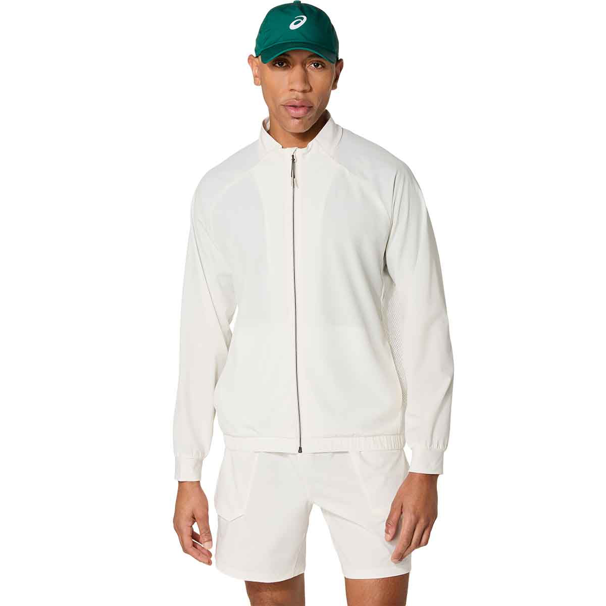 Asics Men Match Jacket Man Cream ג'קט טניס לגברים