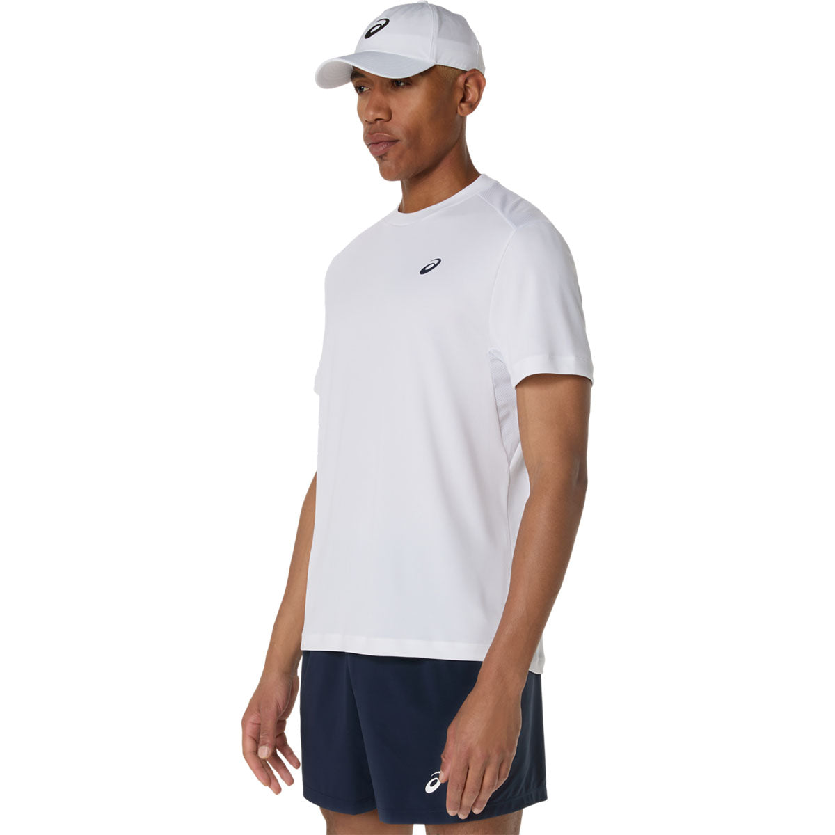 Asics Court Ss Top Man Brilliant White חולצת טניס לגברים