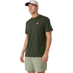 Asics Court SS Top Men Vintage Khaki חולצת אסיקס לגברים