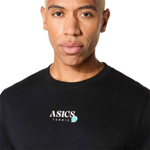 Asics Game Seasonal Graphic Tee Man Performance Black חולצת אסיקס לגברים