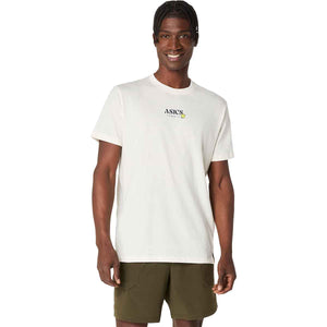 Asics Game Seasonal Graphic Tee Man Cream חולצת אסיקס לגברים