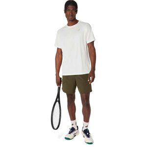 Asics Game All Over Print Ss Top Man Cream חולצת טניס לגברים