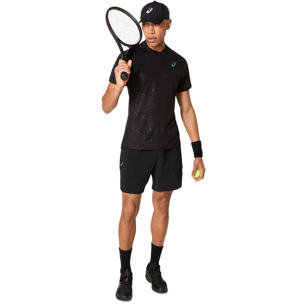 Asics Match 7In Short Man Performance Black מכנסי טניס לגברים