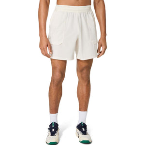 Asics Match 7In Short Man Cream מכנסי טניס לגברים