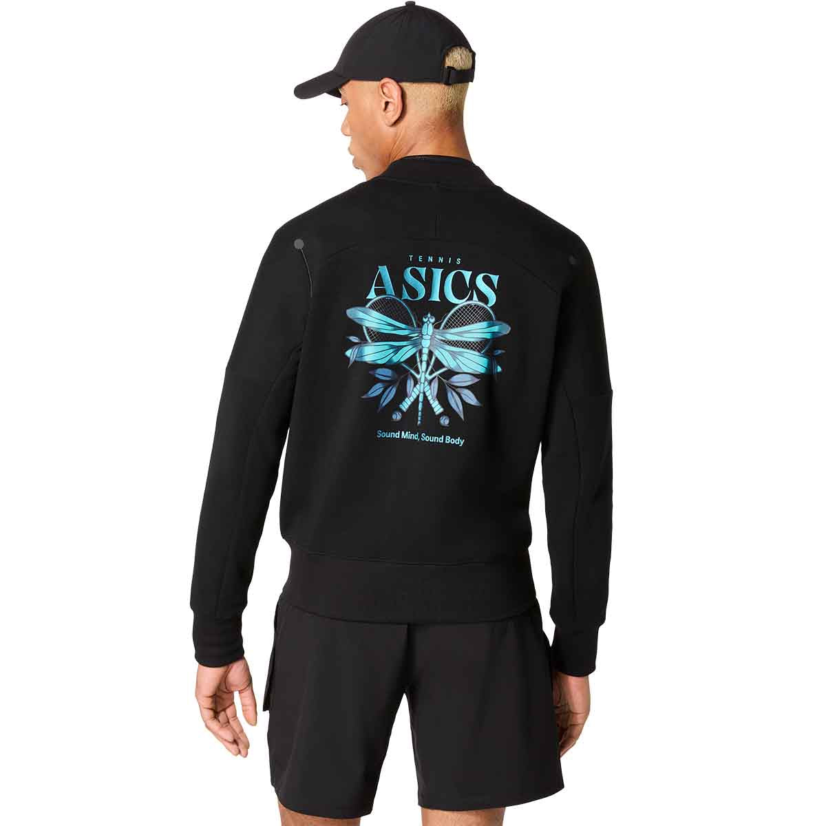Asics Match Capsule Jacket Man Performance Black ג'קט טניס לגברים