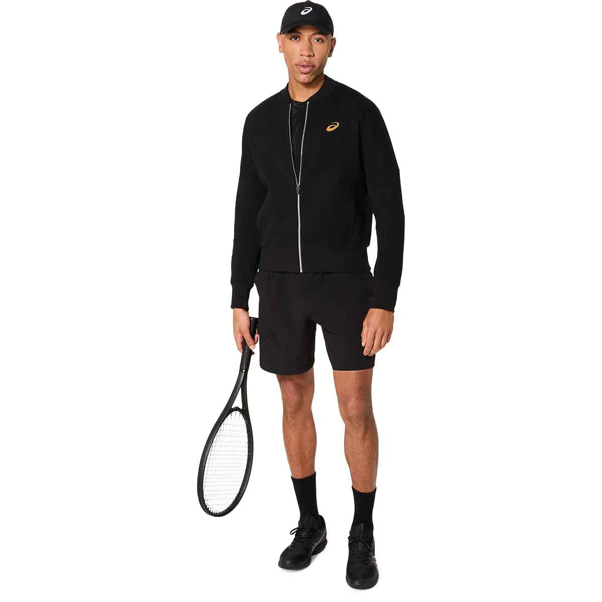Asics Match Capsule Jacket Man Performance Black ג'קט טניס לגברים
