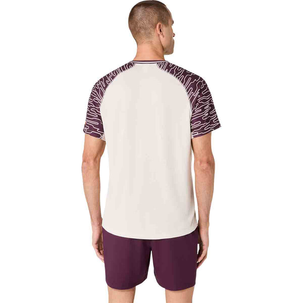 Asics Padel Court SS Top Men Soft Oat חולצת פאדל לגברים