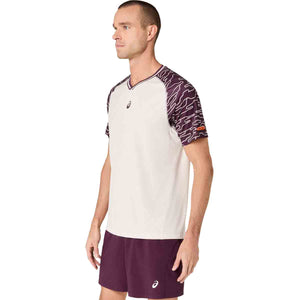 Asics Padel Court SS Top Men Soft Oat חולצת פאדל לגברים