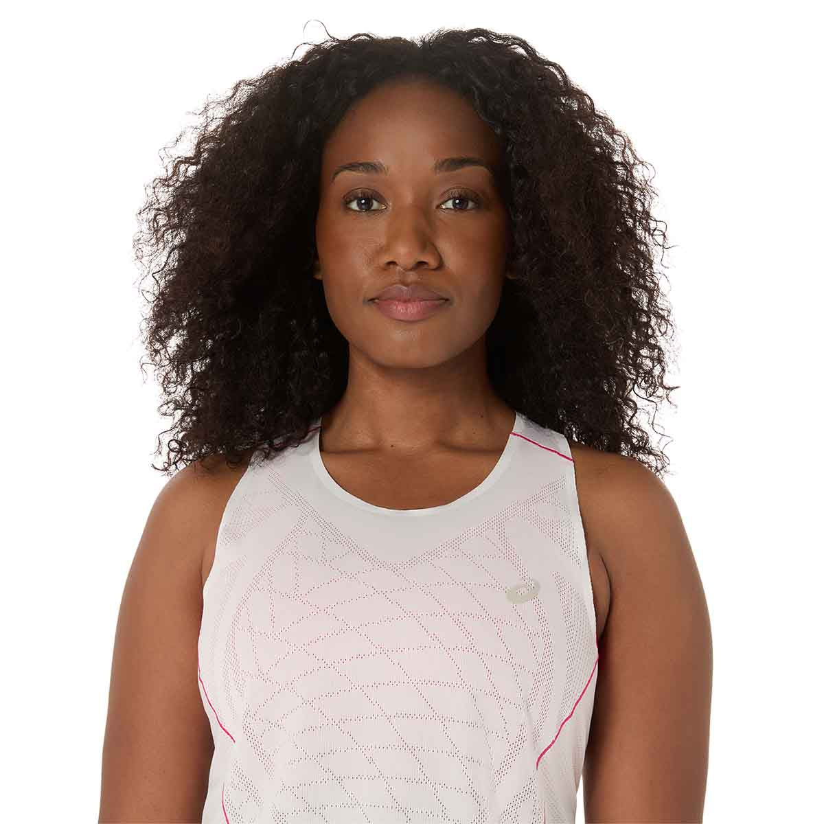 Asics Match Actibreeze Tank Woman Cream גופיית טניס לנשים