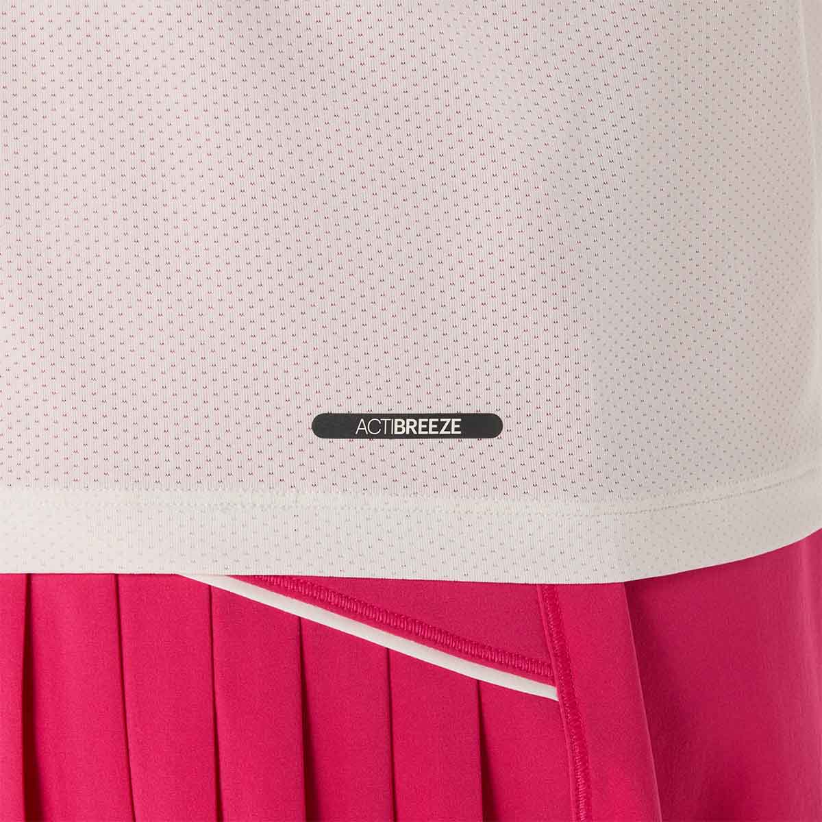 Asics Match Actibreeze Tank Woman Cream גופיית טניס לנשים