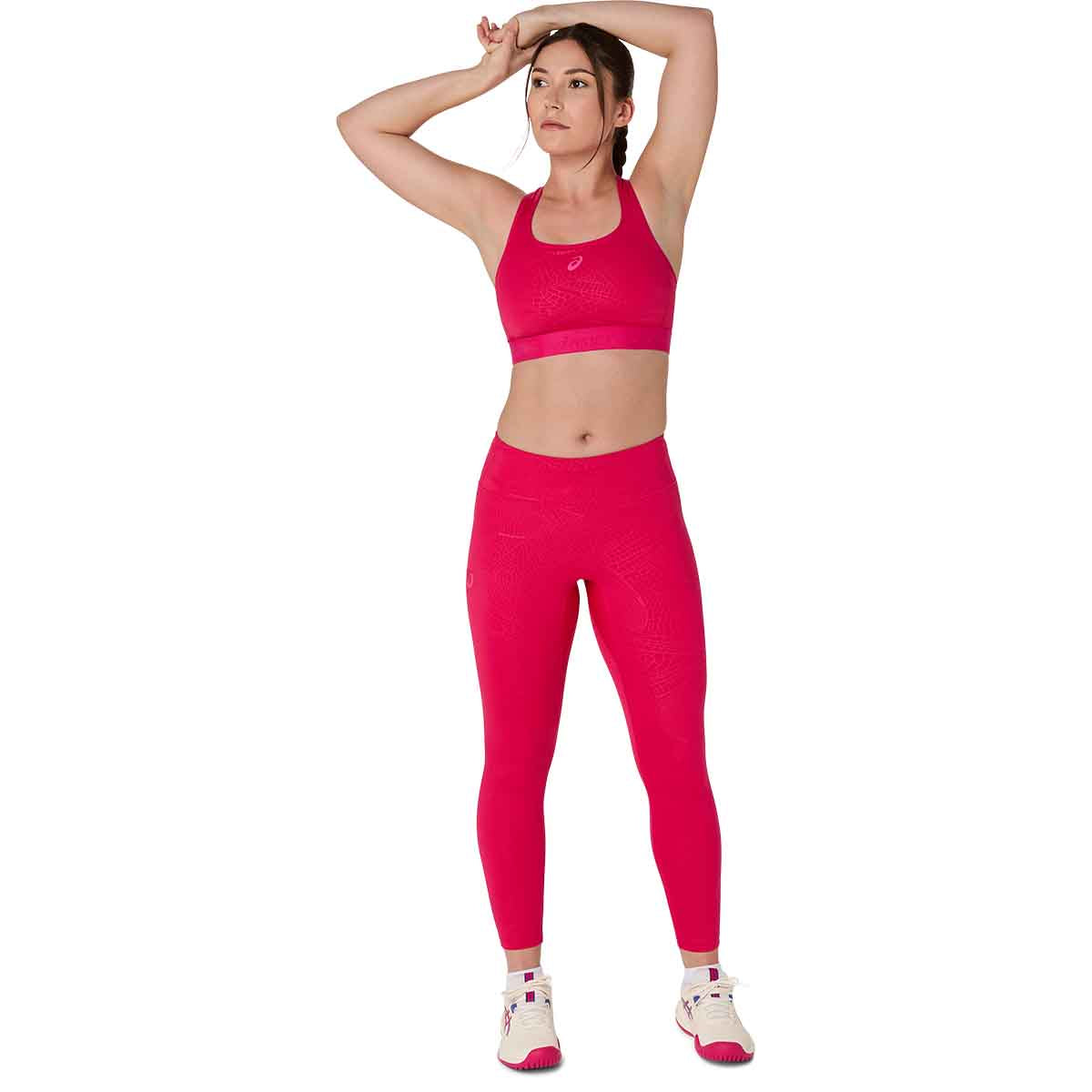 Asics Bra Woman Bright Rose חזיית טניס אסיקס לנשים