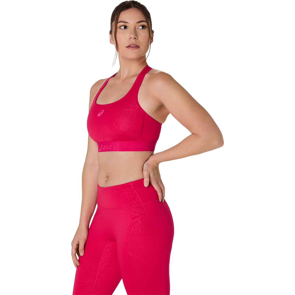 Asics Bra Woman Bright Rose חזיית טניס אסיקס לנשים