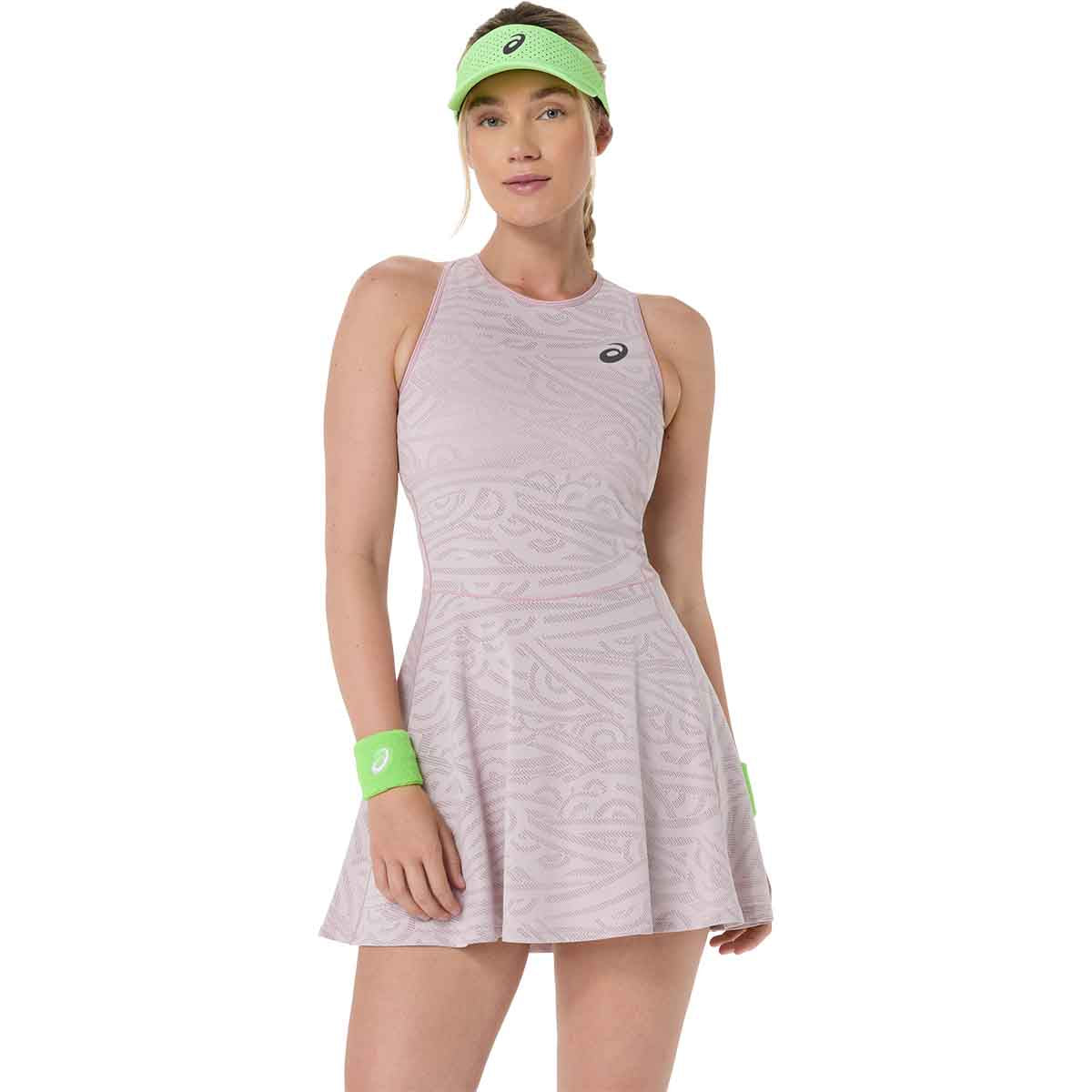 Asics Match Jacquard Dress Women Morganite שמלת טניס לנשים
