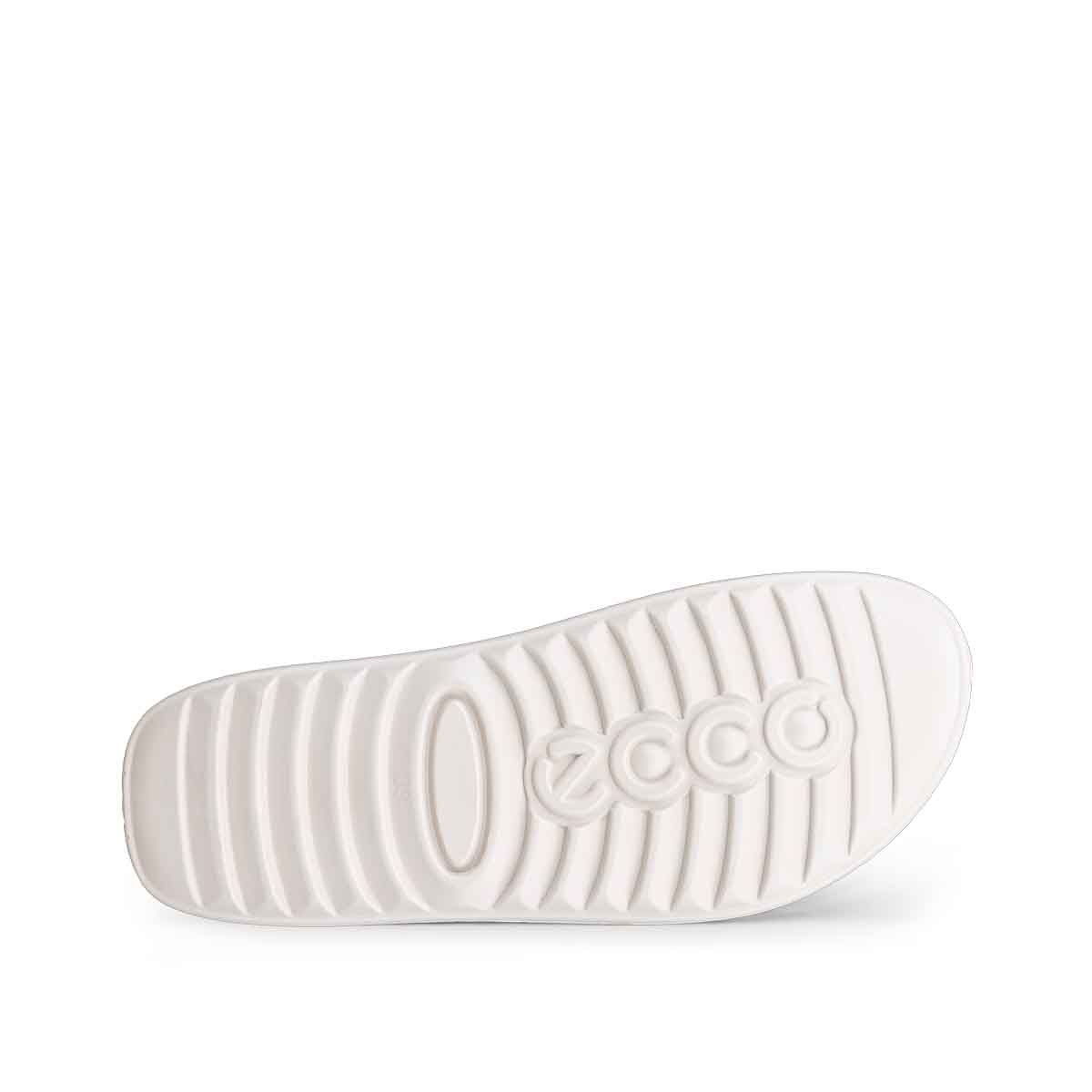 Ecco Cozmo W Pure White Gold Foil כפכפי אקו לנשים קוזמו לבן זהב