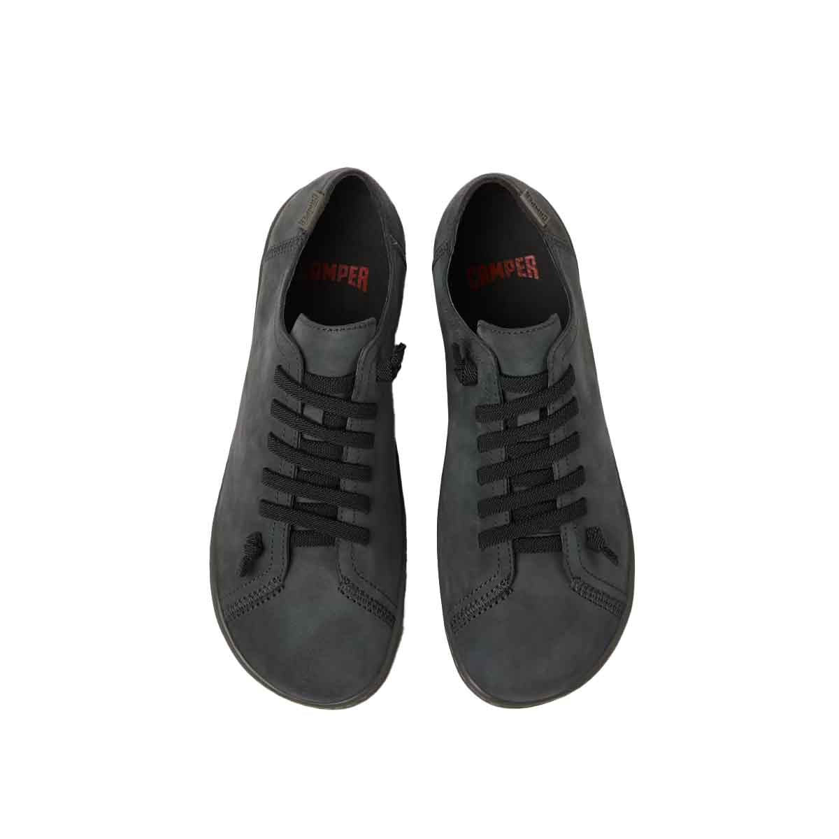 Camper Peu Gray Leather Shoe for Women נעלי קמפר לנשים