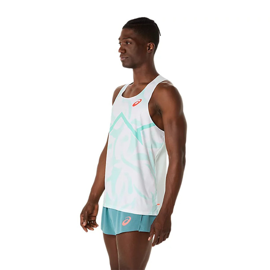 Asics Light Knit Singlet Men Soothing Sea גופיית ריצה לגברים