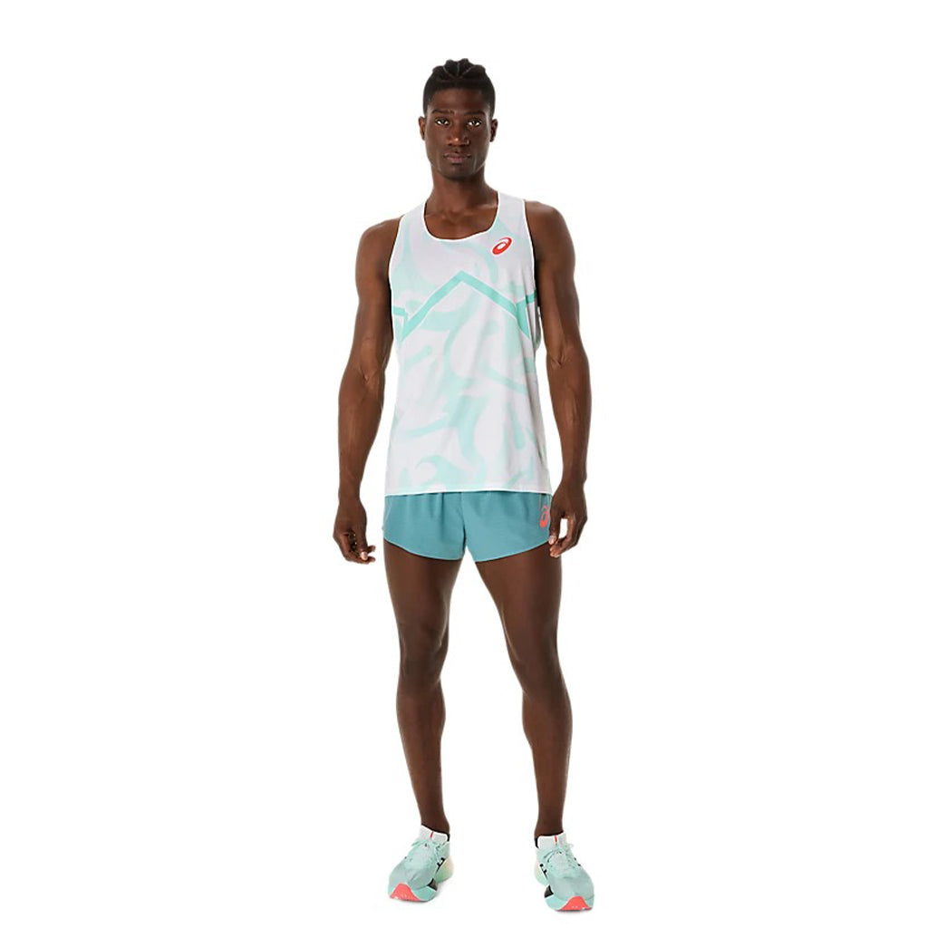 Asics Light Knit Singlet Men Soothing Sea גופיית ריצה לגברים