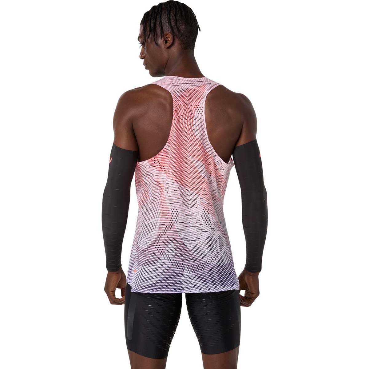 Asics Metaspeed Singlet Man Flash Red גופיית ריצה לגברים