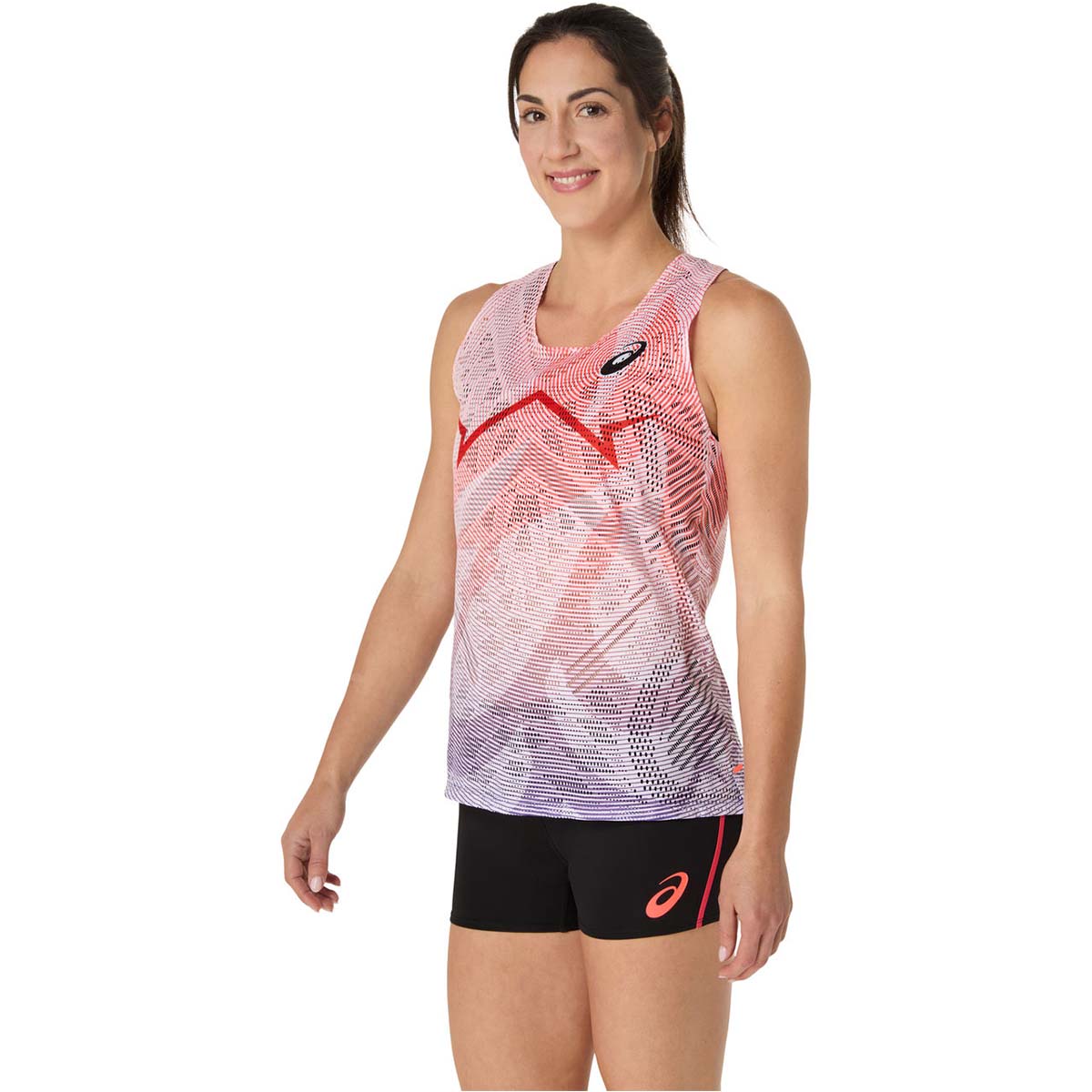 Asics Metaspeed Singlet Woman Flash Red גופיית ריצה לנשים מטה ספיד