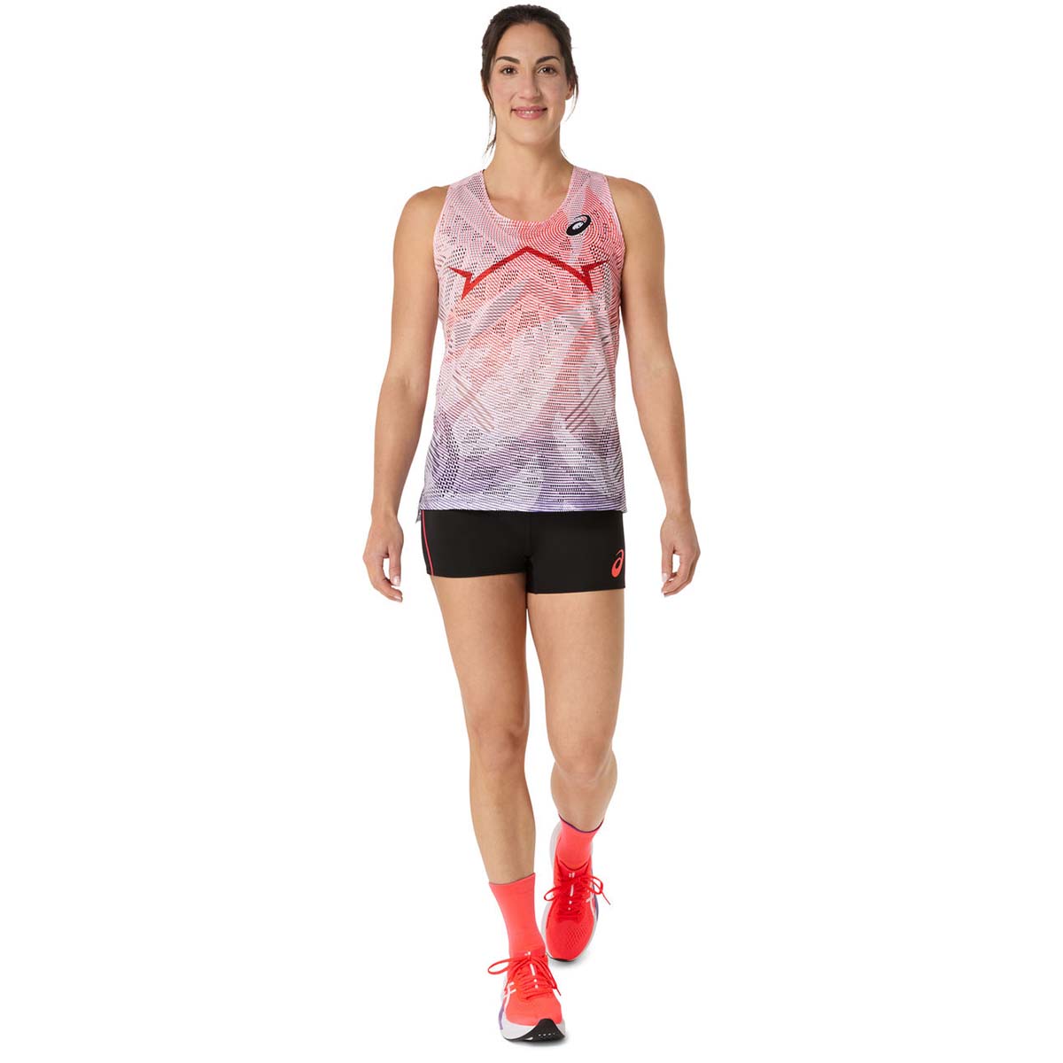 Asics Metaspeed Singlet Woman Flash Red גופיית ריצה לנשים מטה ספיד