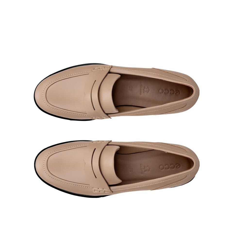 Ecco Dress Classic 15 Loafer Nude נעלי אקו לנשים