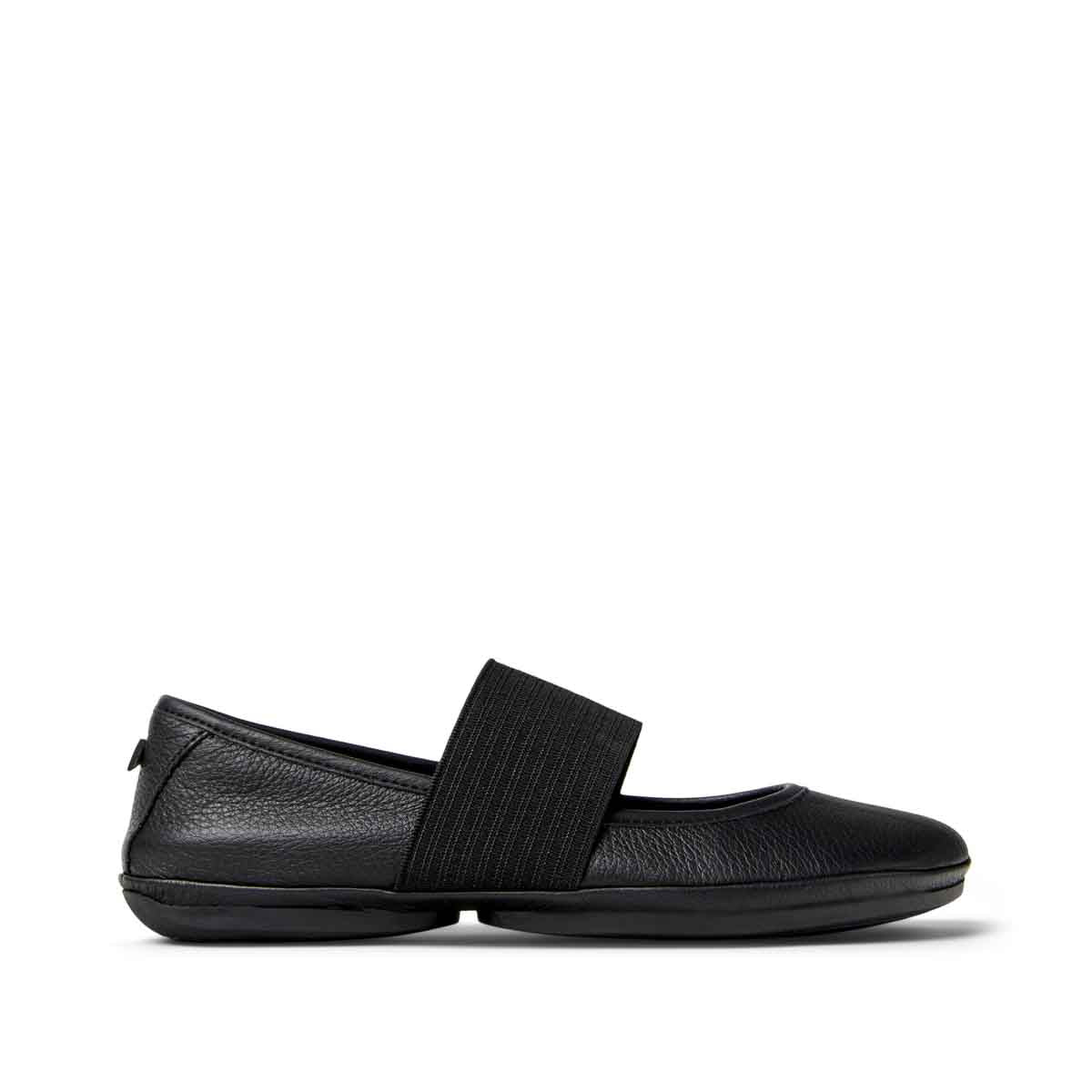 Camper Right Nina Black Leather Ballerinas for Women מוקסין קמפר לנשים כפכפי נשים