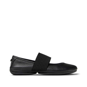 Camper Right Nina Black Leather Ballerinas for Women מוקסין קמפר לנשים כפכפי נשים