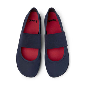 Camper Right Nina Blue Nubuck Leather Ballerinas for Women מוקסין קמפר לנשים כפכפי נשים