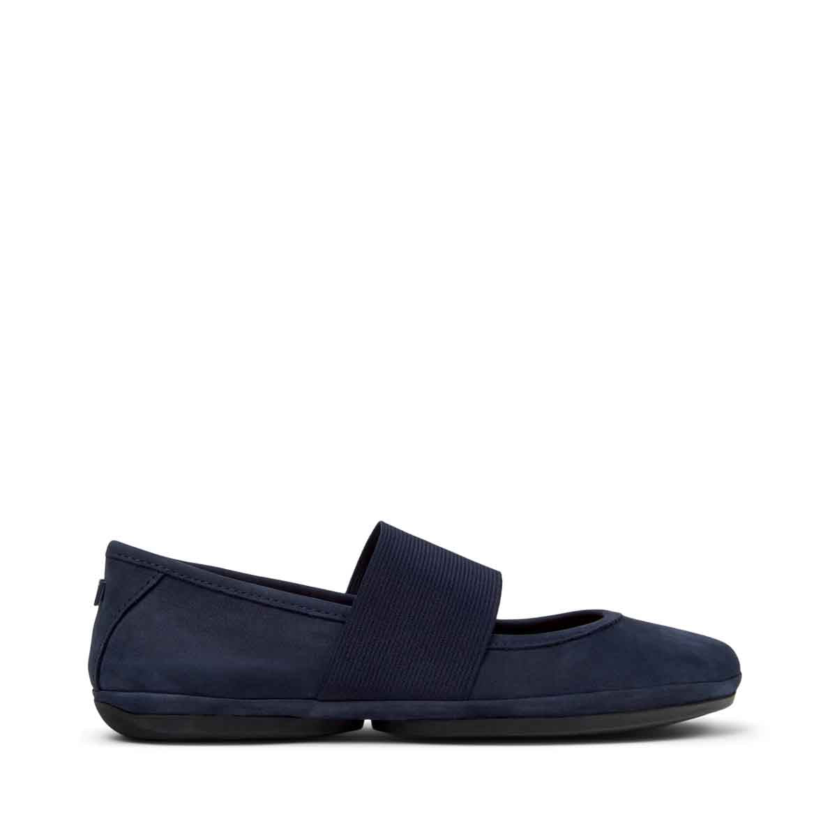 Camper Right Nina Blue Nubuck Leather Ballerinas for Women מוקסין קמפר לנשים