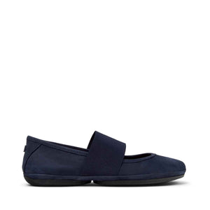 Camper Right Nina Blue Nubuck Leather Ballerinas for Women מוקסין קמפר לנשים כפכפי נשים