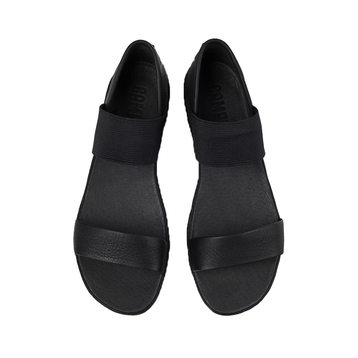 Camper Right Black Leather Women's Sandal סנדלי קמפר לנשים