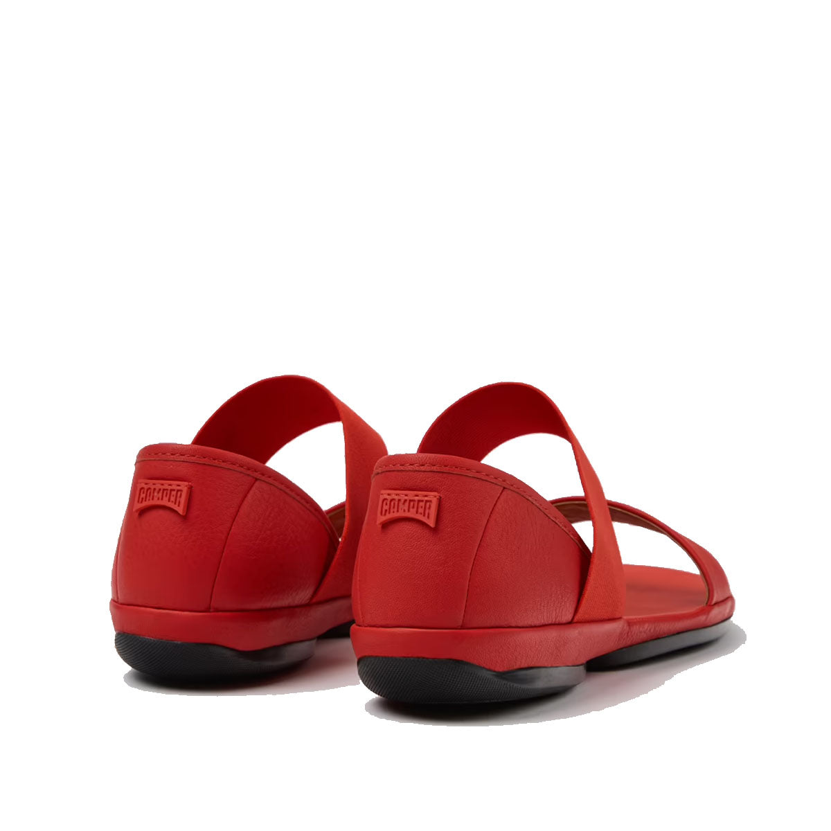 Camper Right Red Leather Sandals for Women סנדלי קמפר לנשים