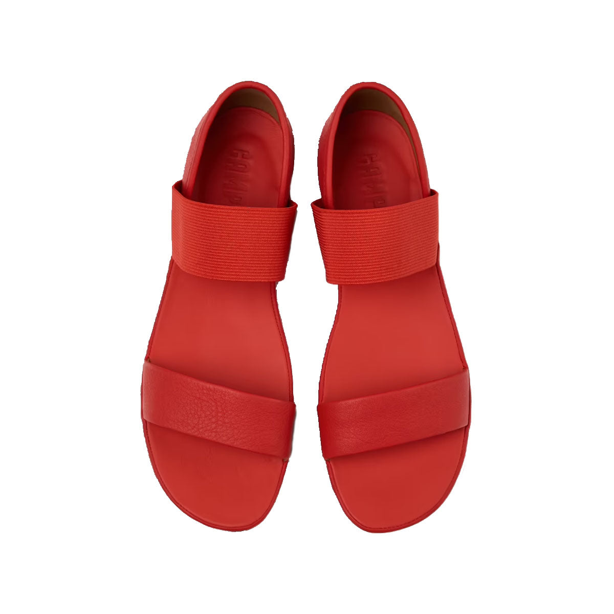 Camper Right Red Leather Sandals for Women סנדלי קמפר לנשים