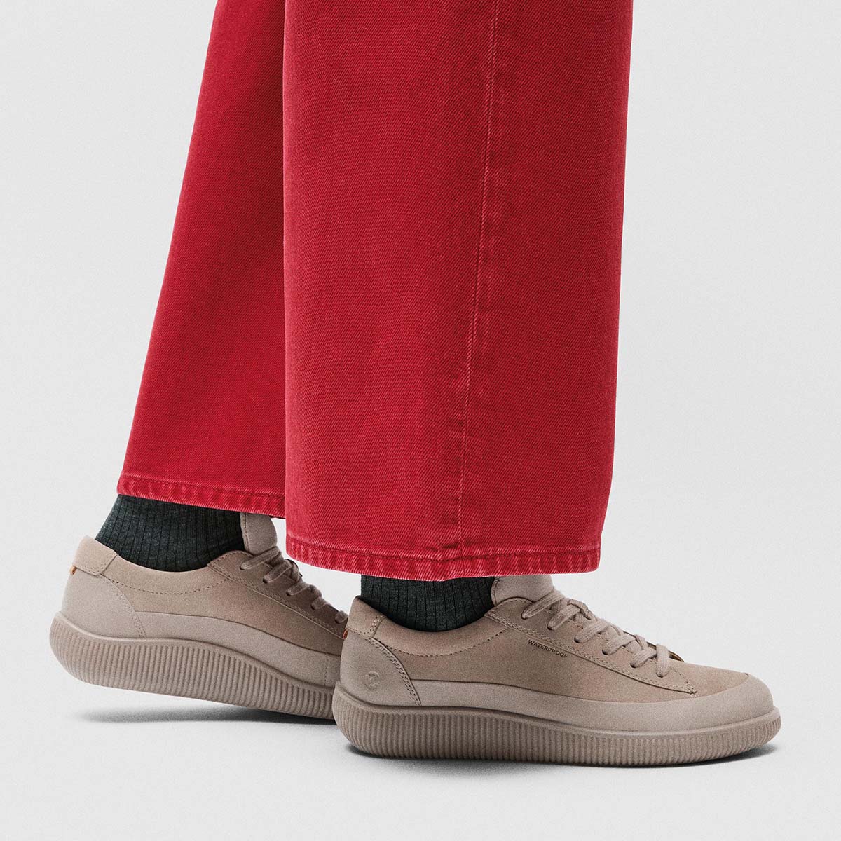 Ecco Soft Zero W Moon Rock סניקרס אקו לנשים סופט זירו מון רוק