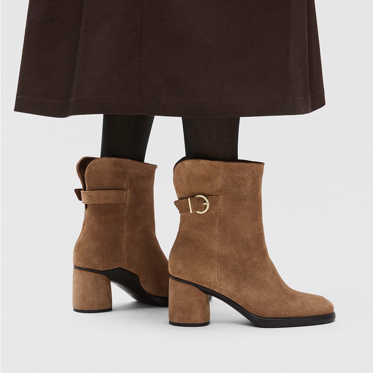 Ecco Sculpted LX 55 Camel מגפי אקו לנשים סקלפצ'רד LX 55 קאמל